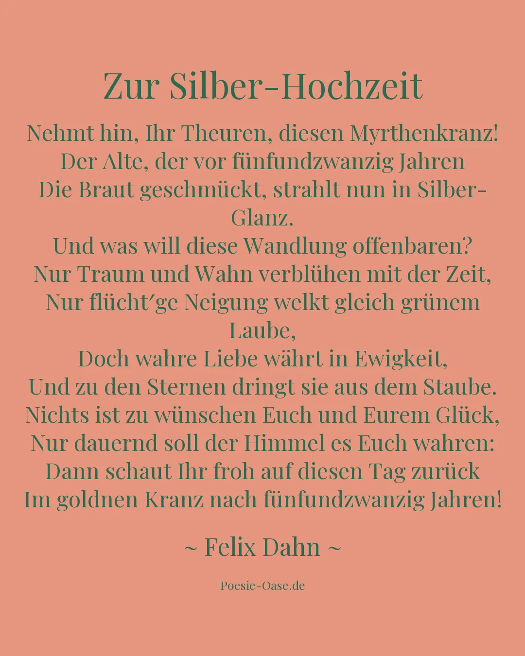 Illustration zu Zur Silber-Hochzeit
