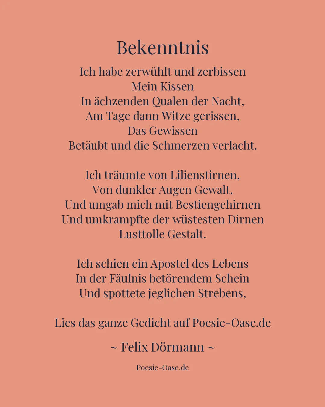 Illustration zu Bekenntnis