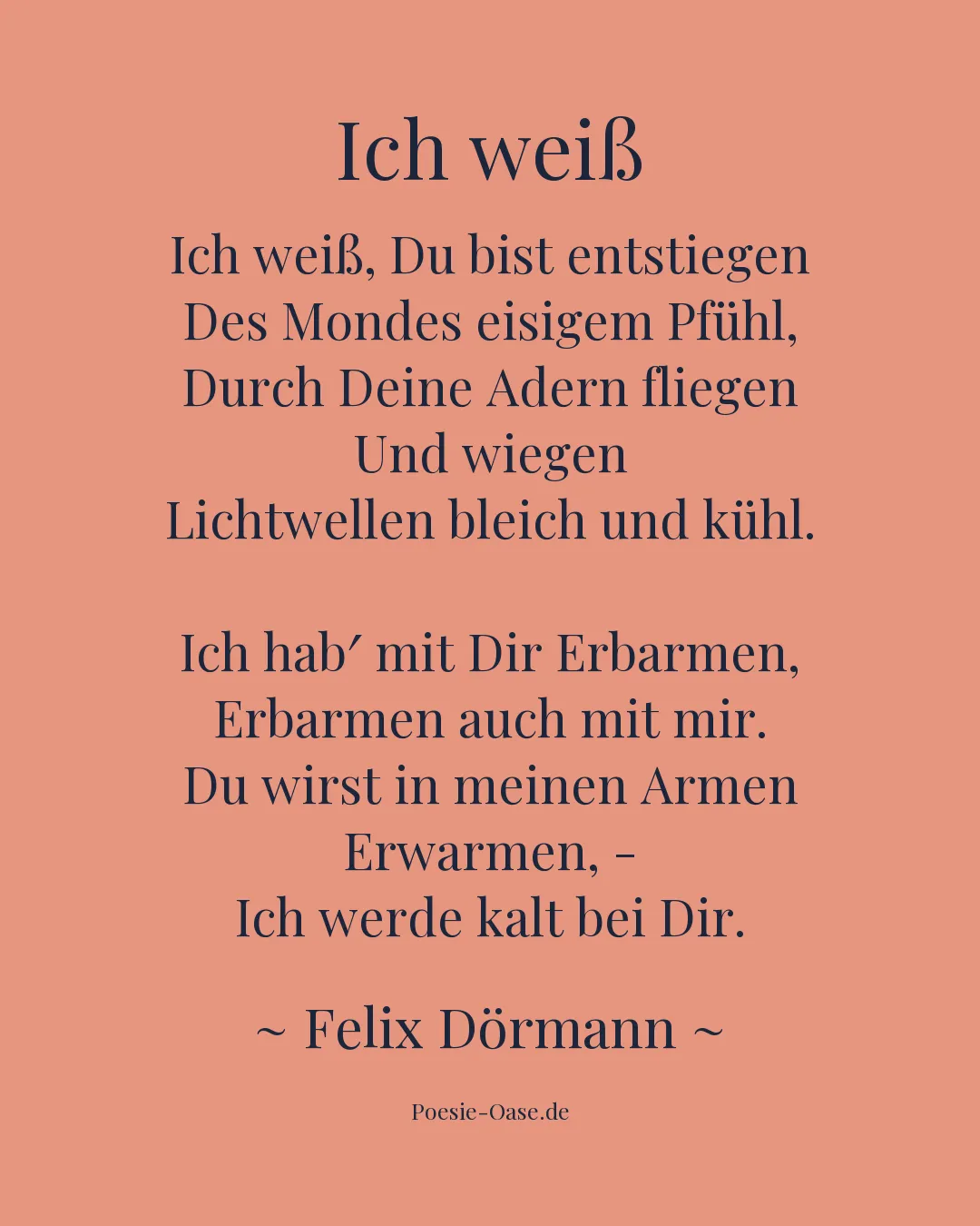 Illustration zu Ich weiß