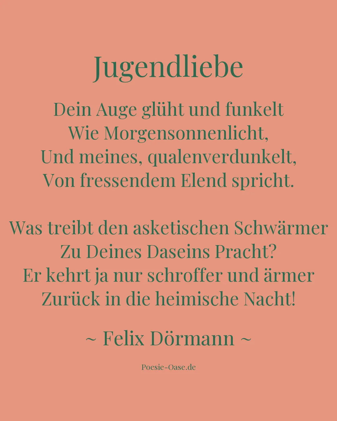 Illustration zu Jugendliebe