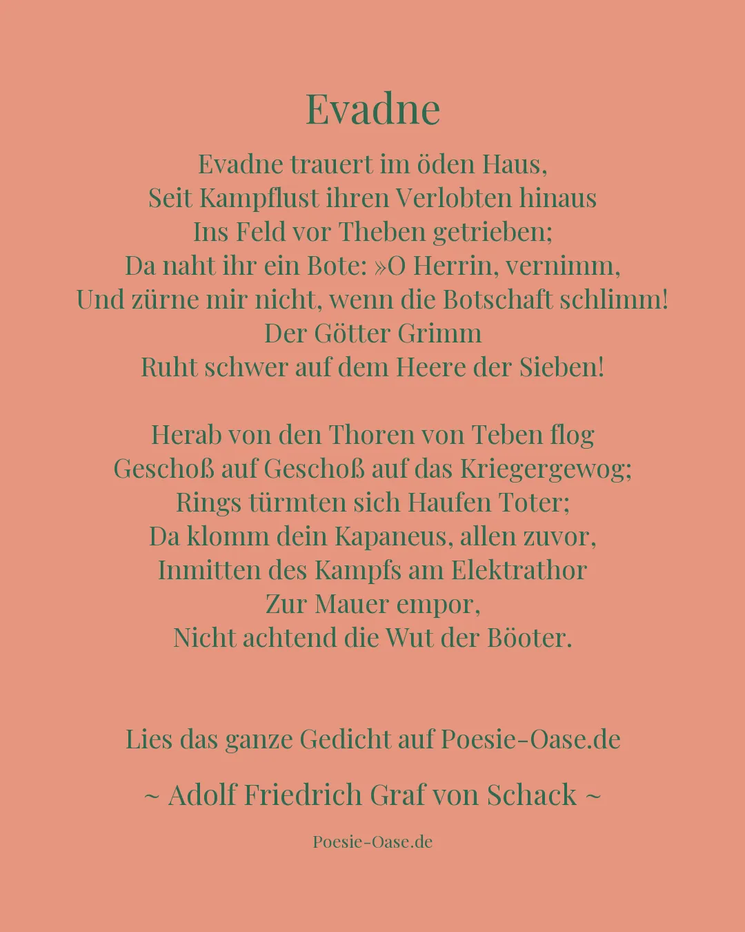 Illustration zu Evadne