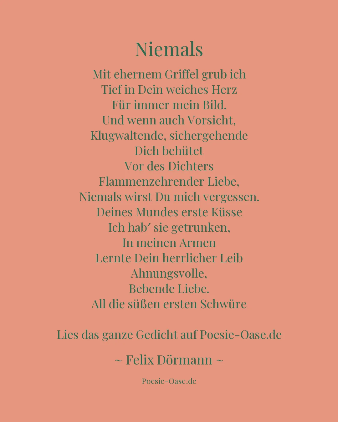 Illustration zu Niemals