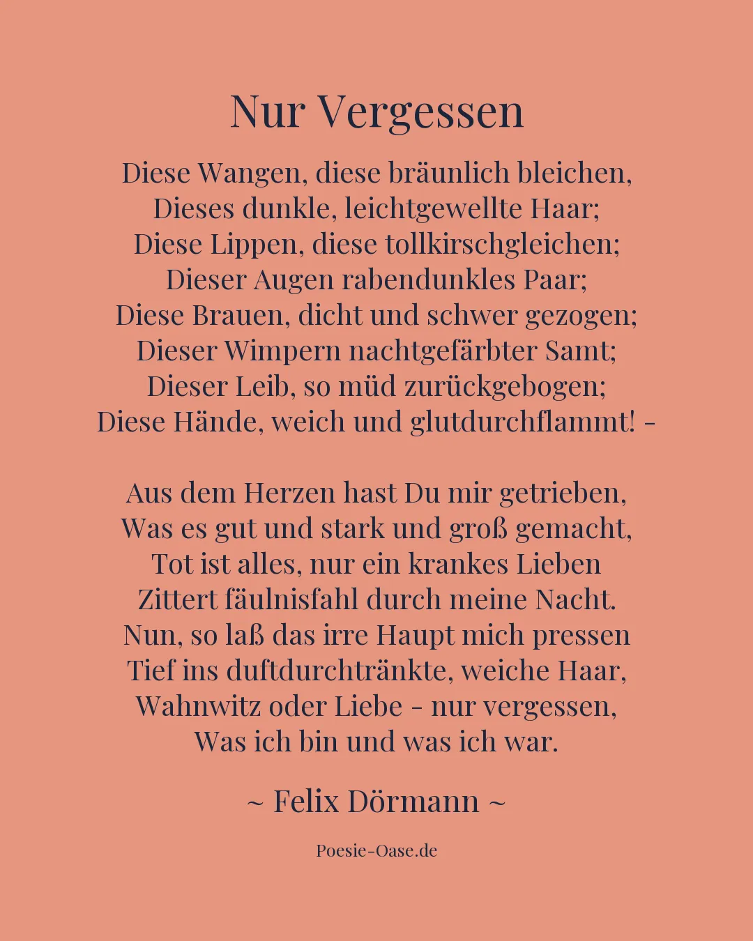 Illustration zu Nur Vergessen