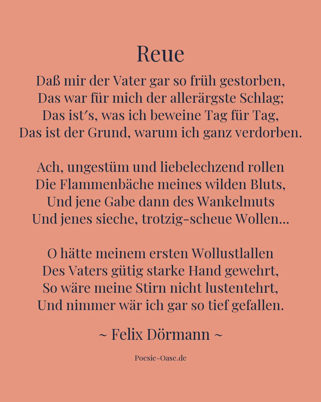 Illustration zu Reue