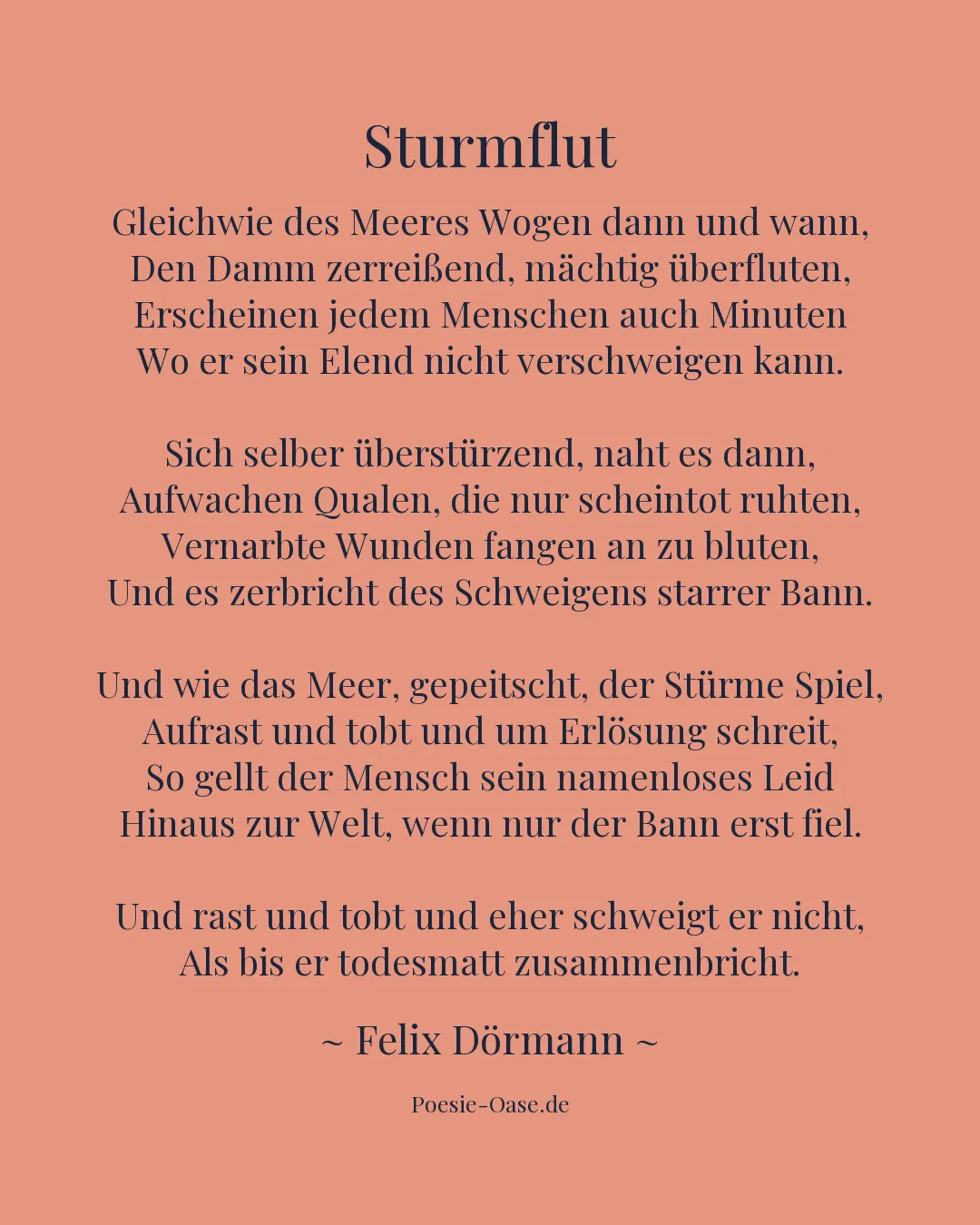 Illustration zu Sturmflut