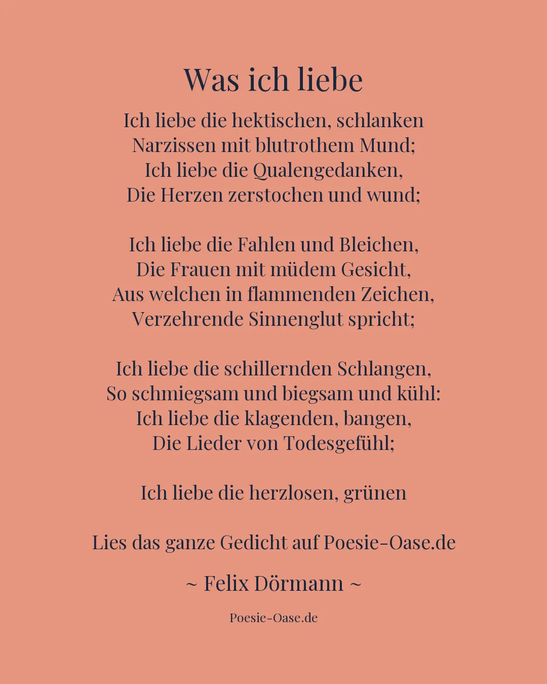 Illustration zu Was ich liebe