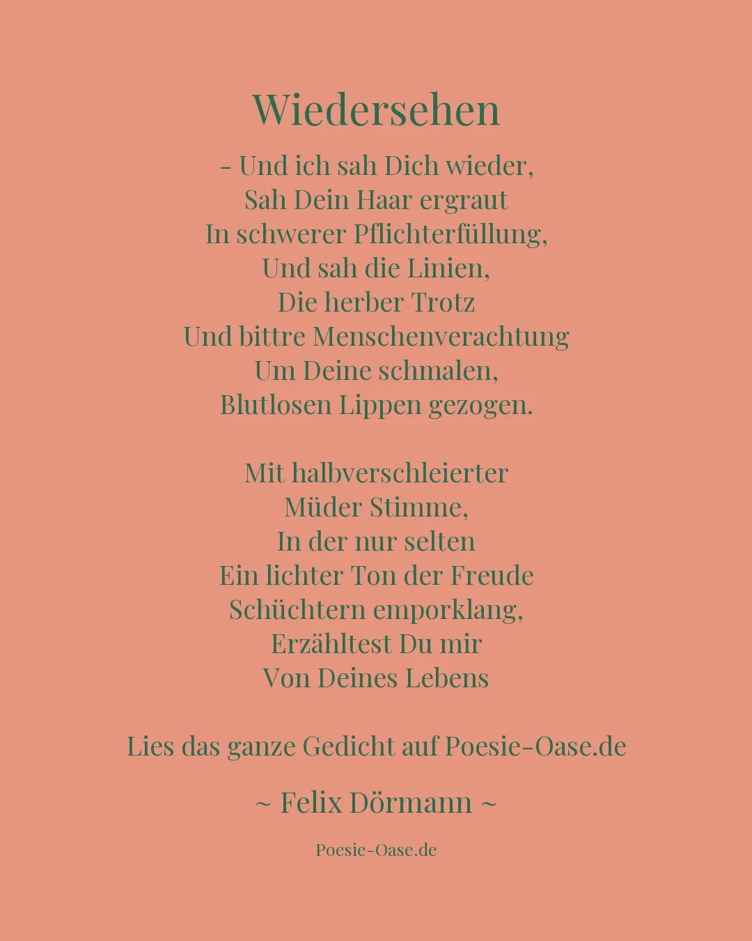 Illustration zu Wiedersehen