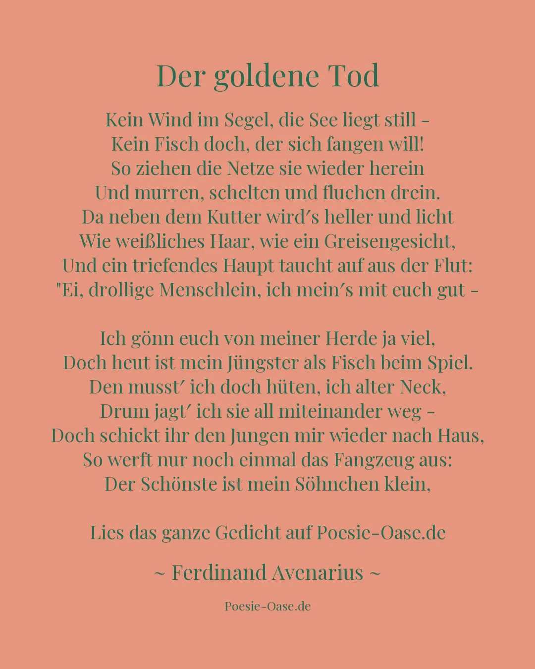 Illustration zu Der goldene Tod