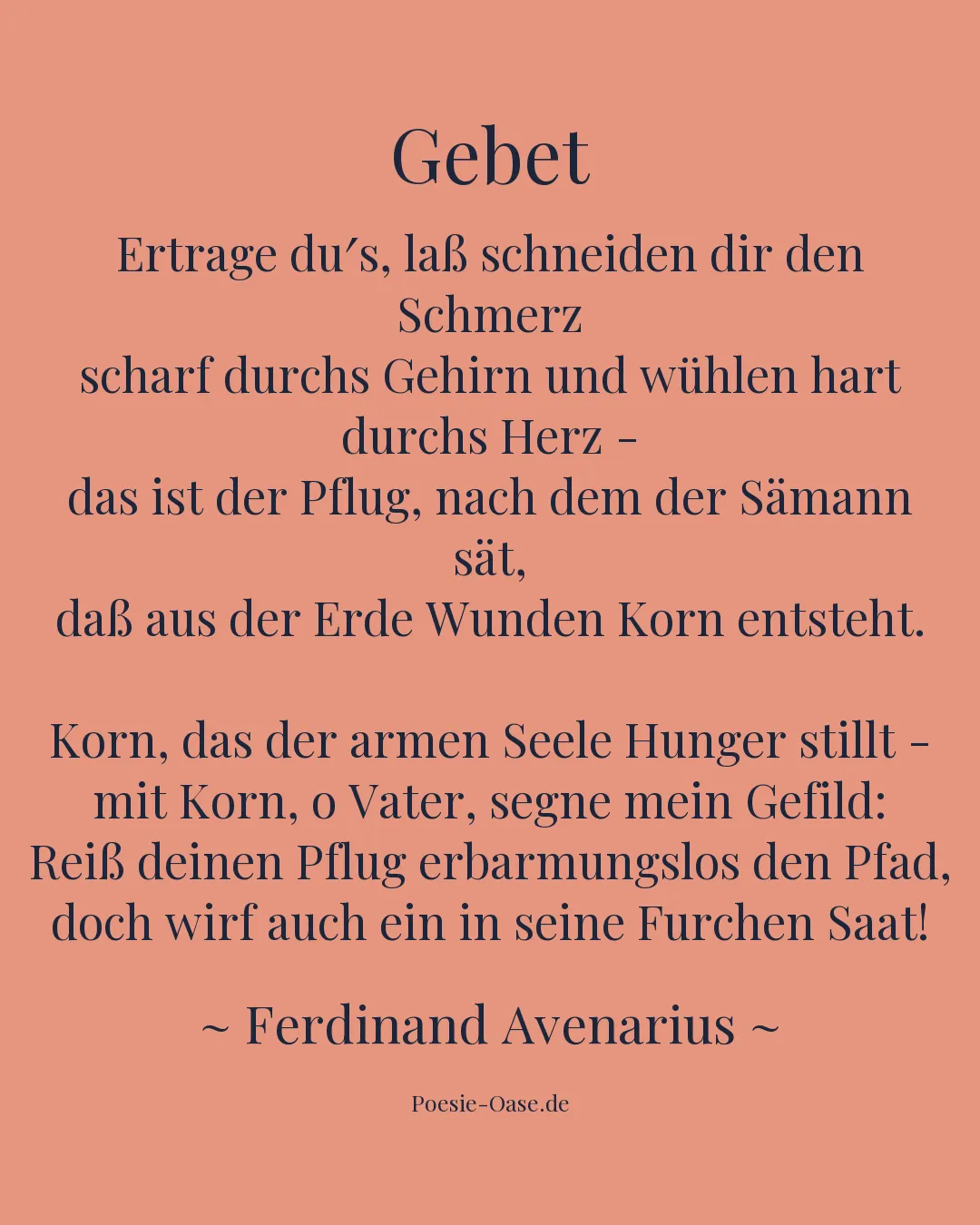 Illustration zu Gebet