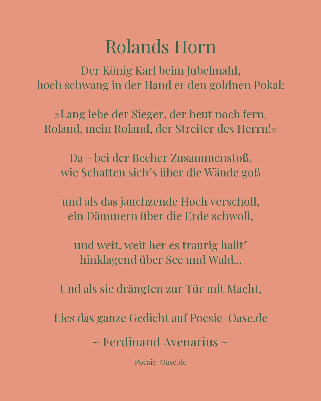 Illustration zu Rolands Horn