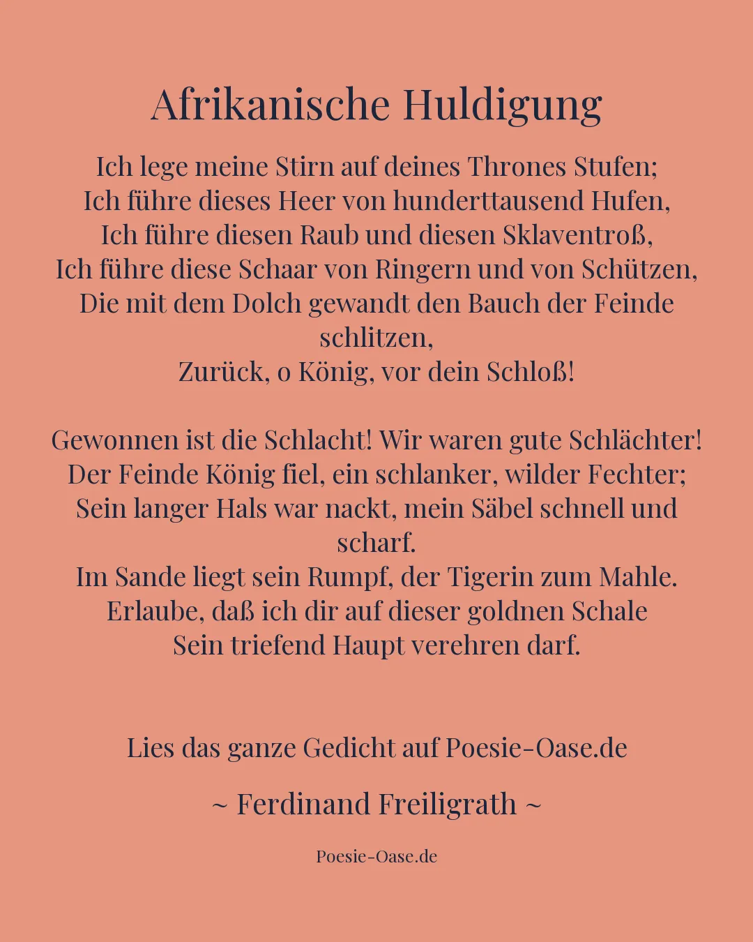Illustration zu Afrikanische Huldigung