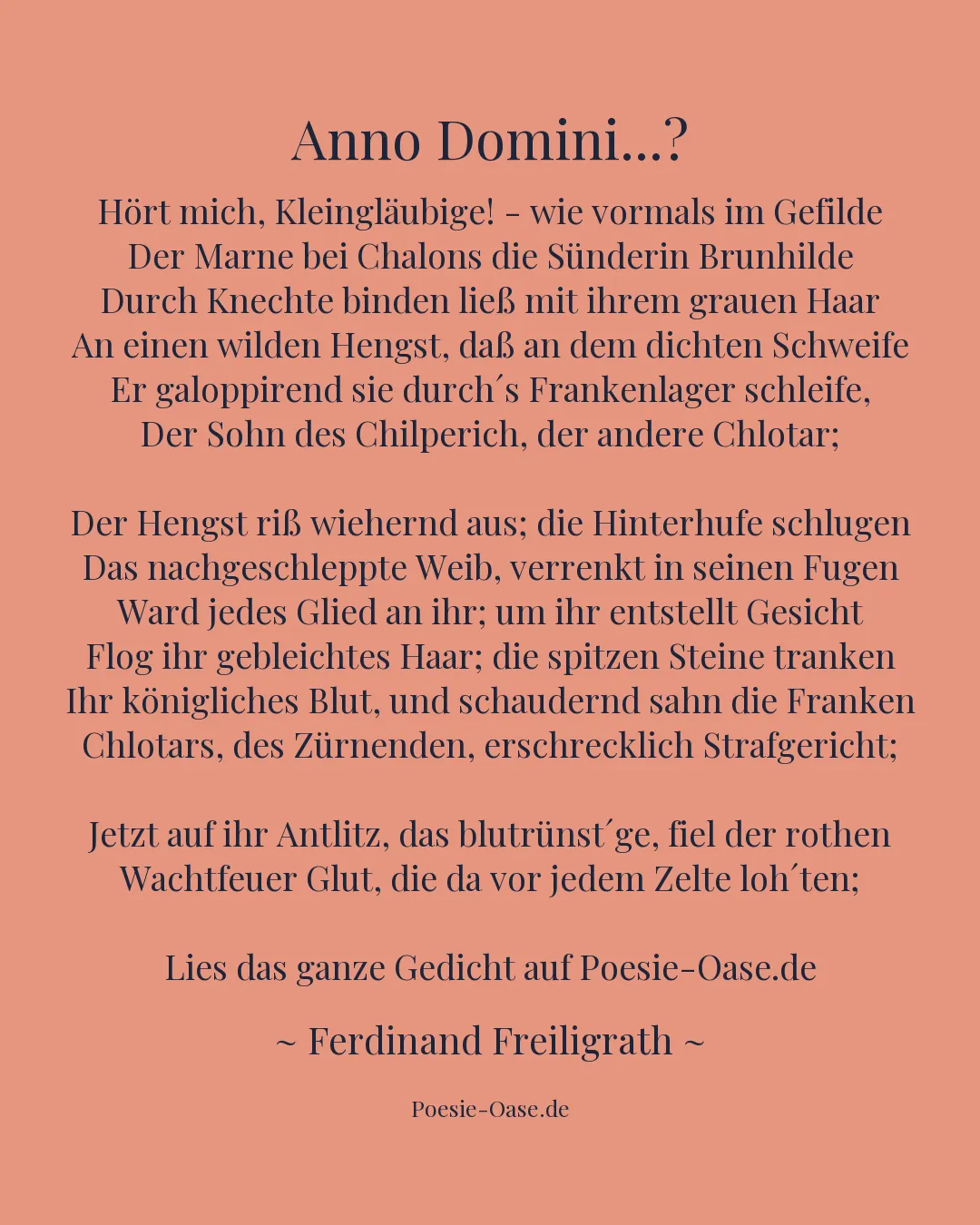Illustration zu Anno Domini...?