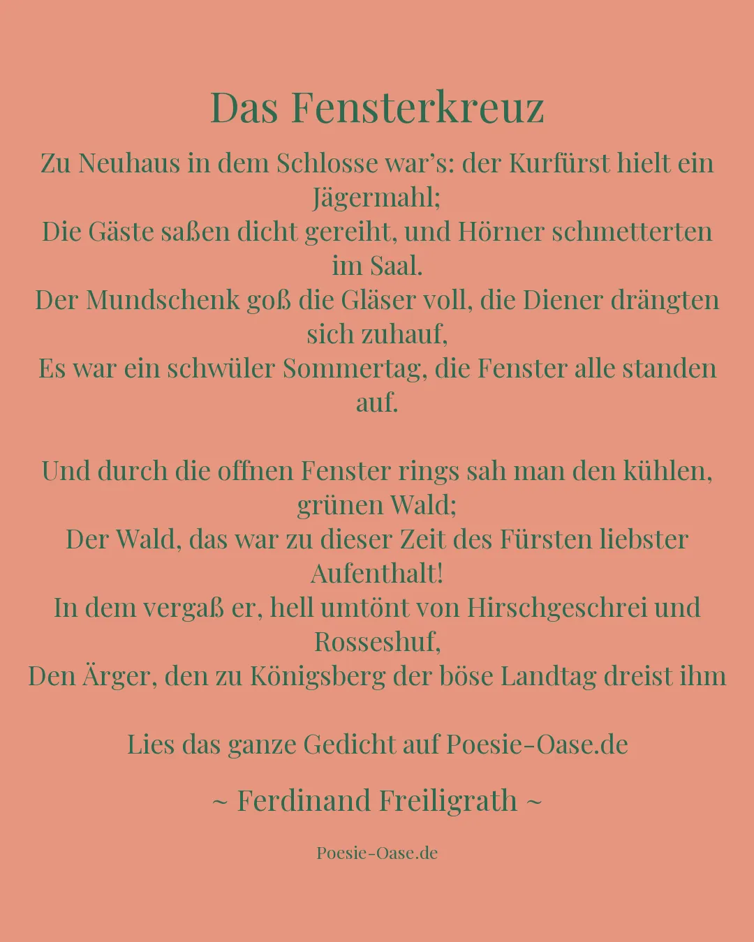 Illustration zu Das Fensterkreuz