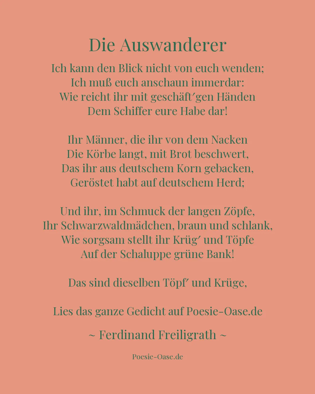 Illustration zu Die Auswanderer