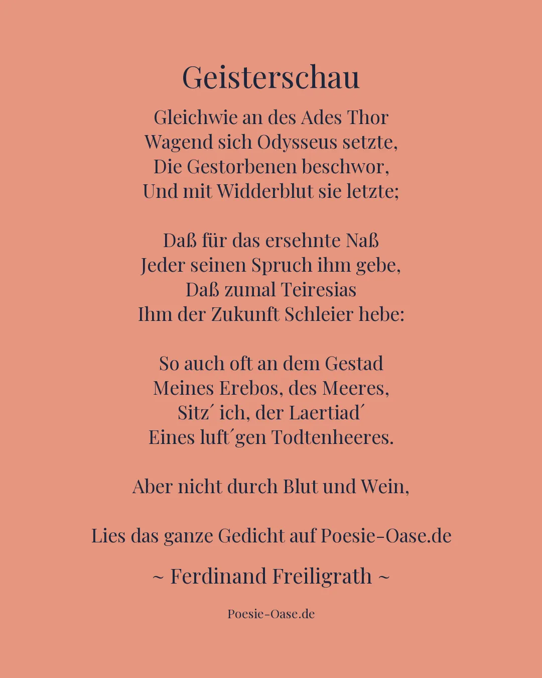 Illustration zu Geisterschau