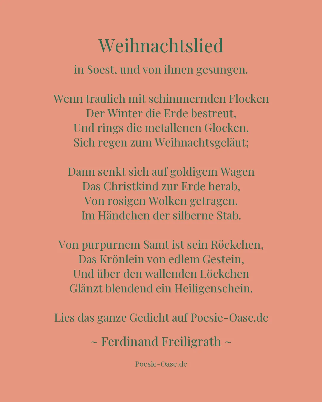 Illustration zu Weihnachtslied