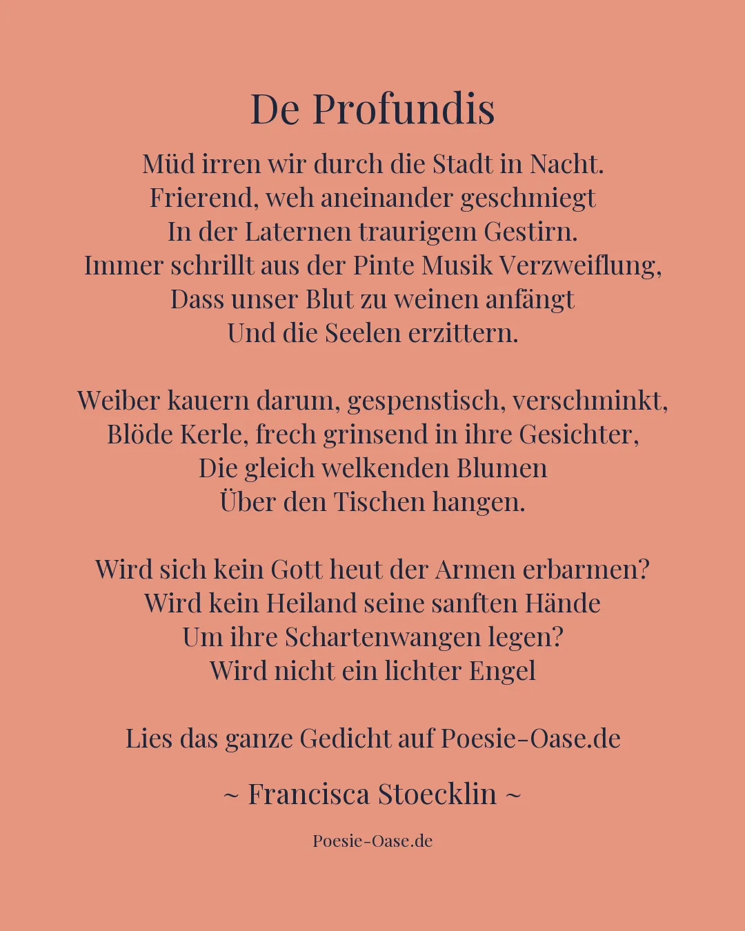 Illustration zu De Profundis