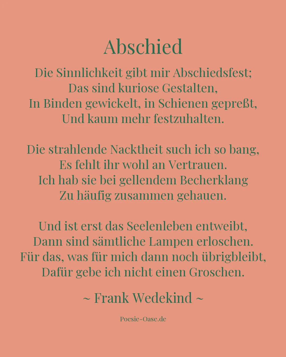 Illustration zu Abschied