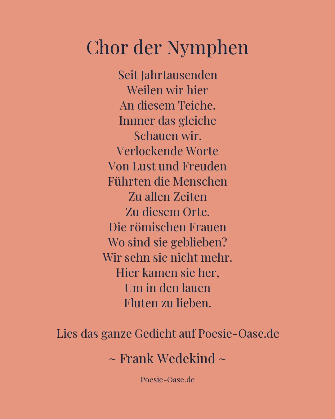 Illustration zu Chor der Nymphen