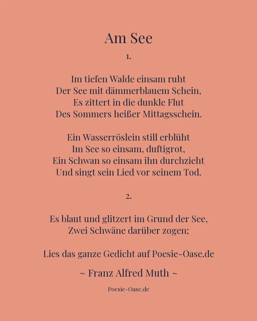 Illustration zu Am See