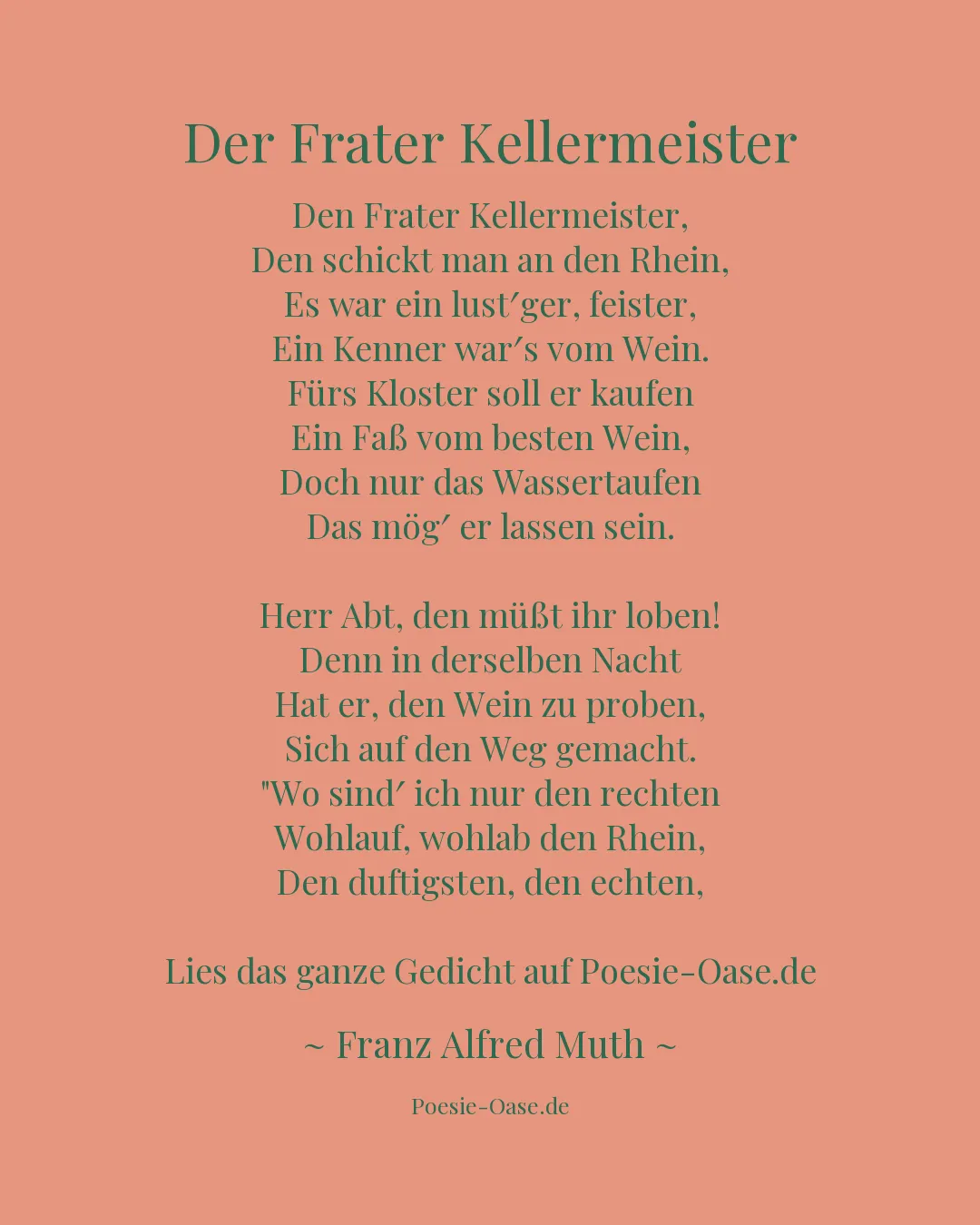 Illustration zu Der Frater Kellermeister