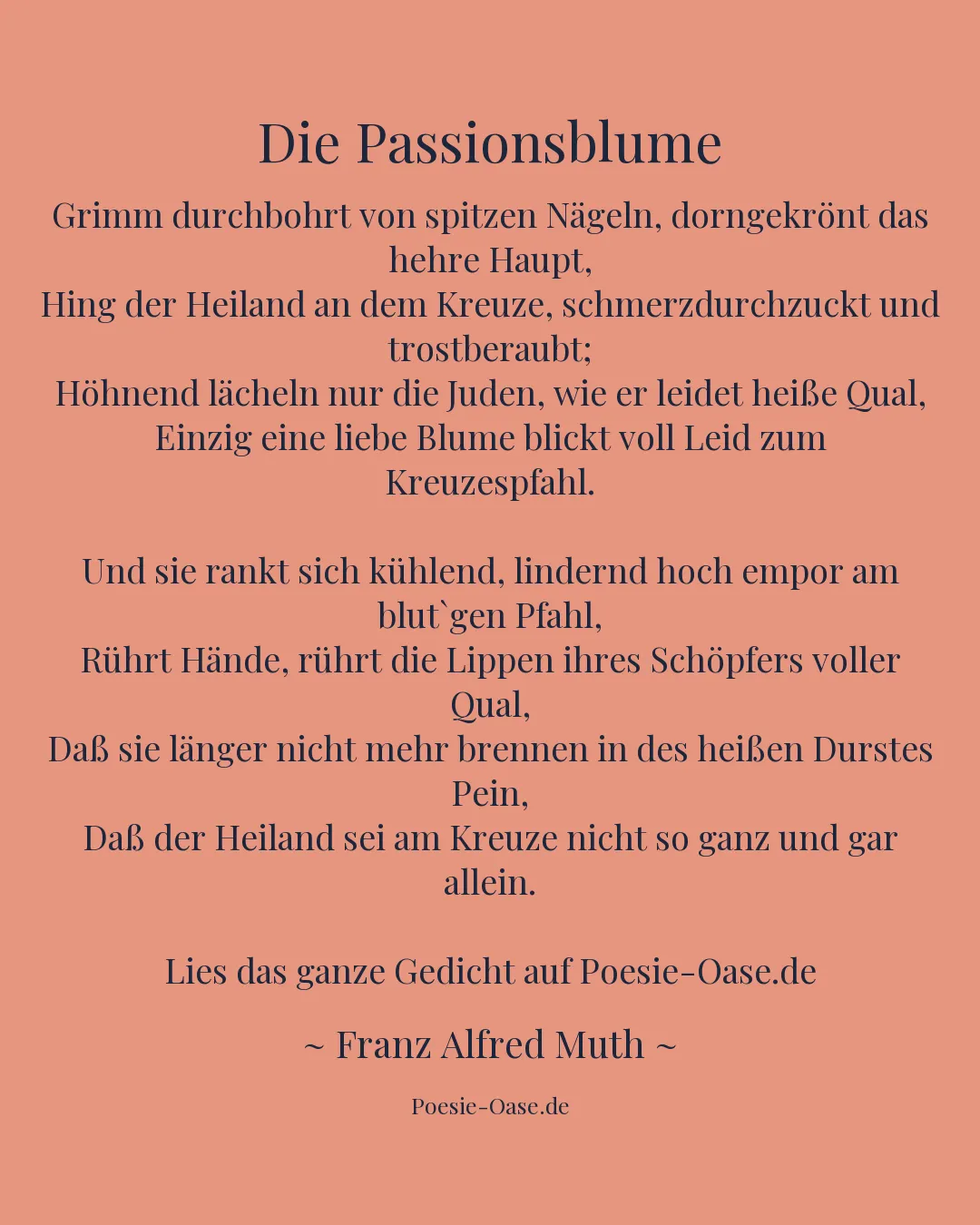 Illustration zu Die Passionsblume