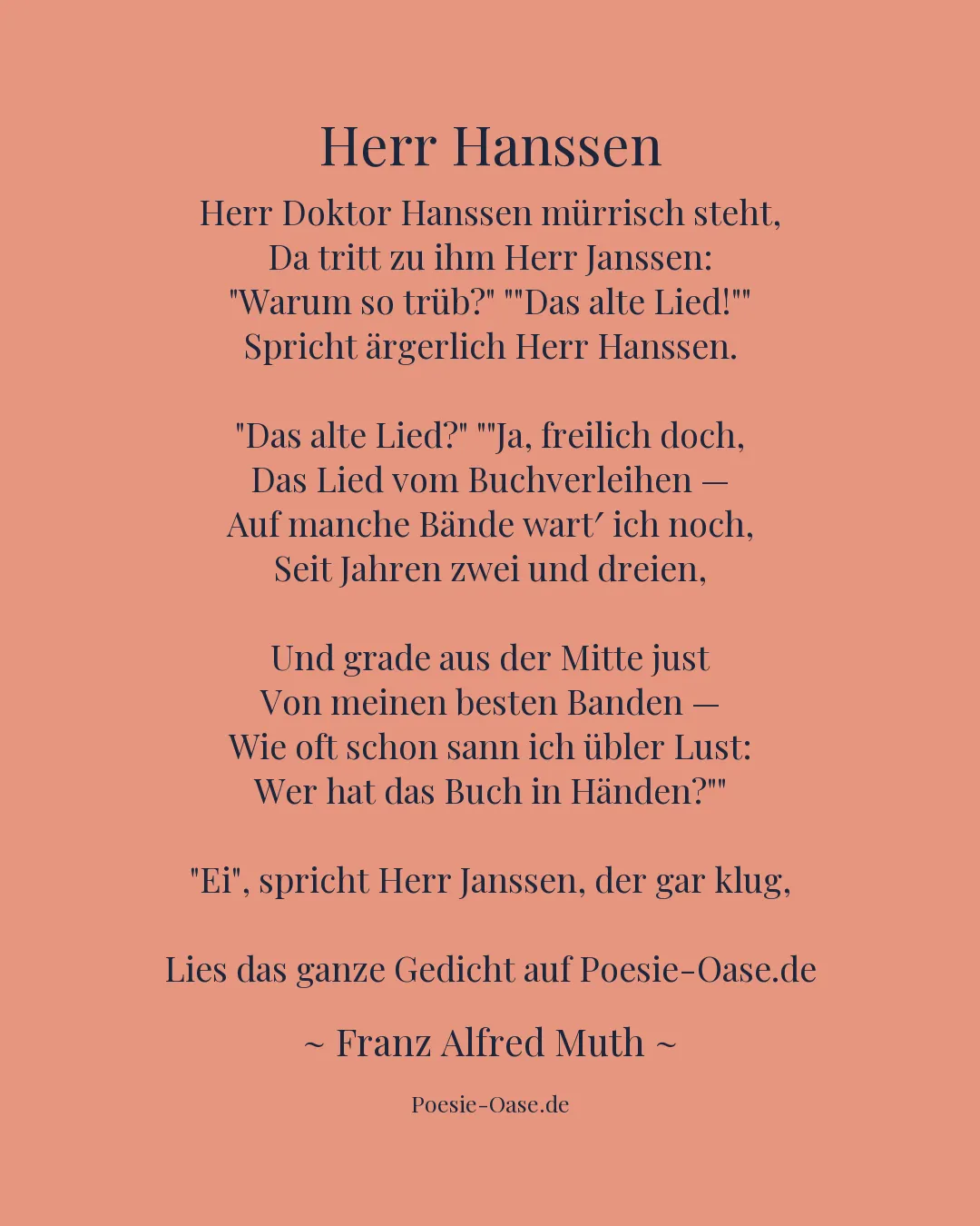 Illustration zu Herr Hanssen
