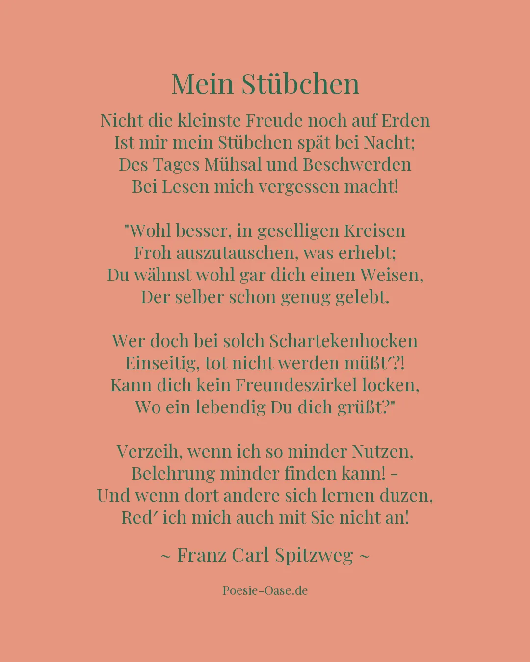 Illustration zu Mein Stübchen