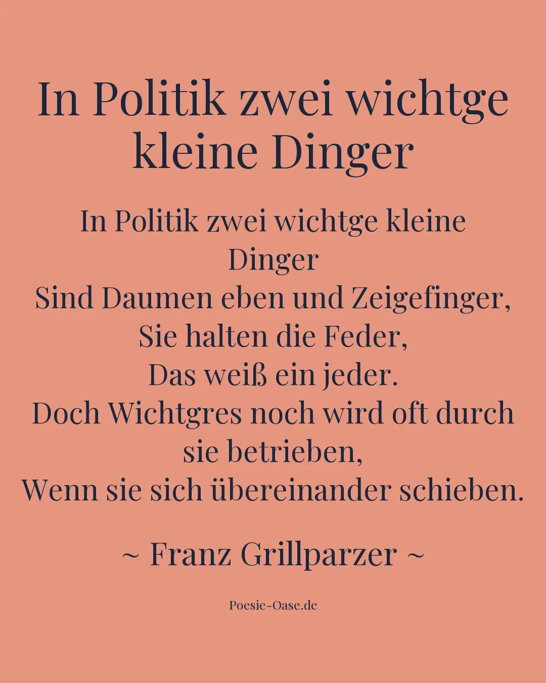 Illustration zu In Politik zwei wichtge kleine Dinger