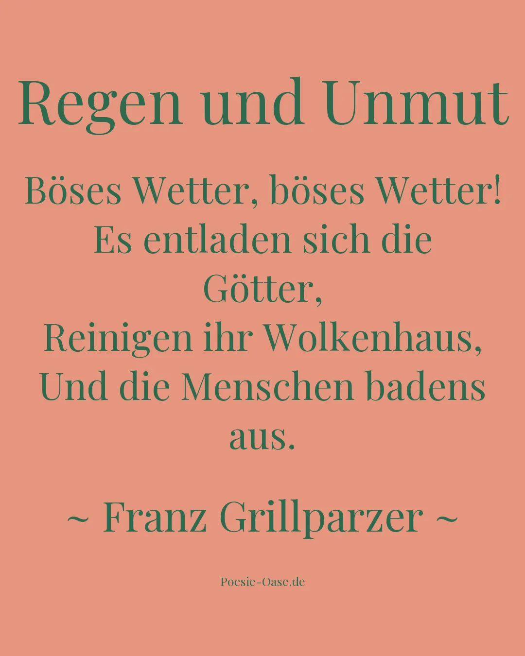 Illustration zu Regen und Unmut