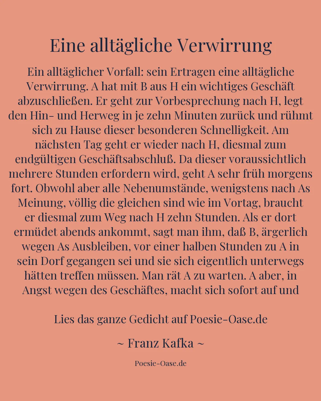 Illustration zu Eine alltägliche Verwirrung