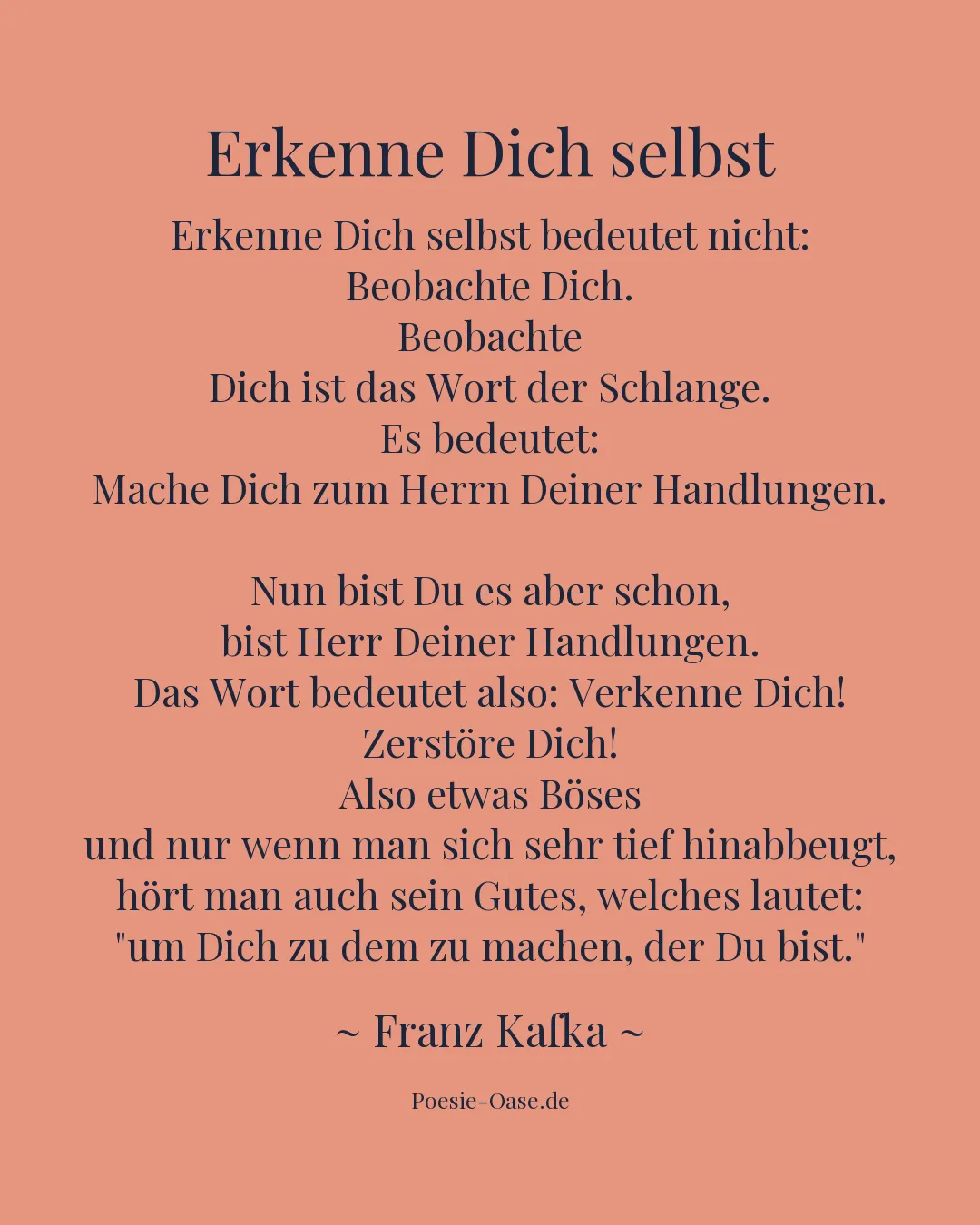 Illustration zu Erkenne Dich selbst