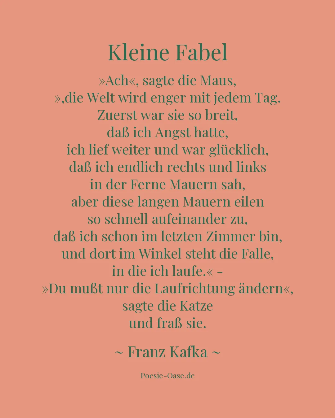 Illustration zu Kleine Fabel