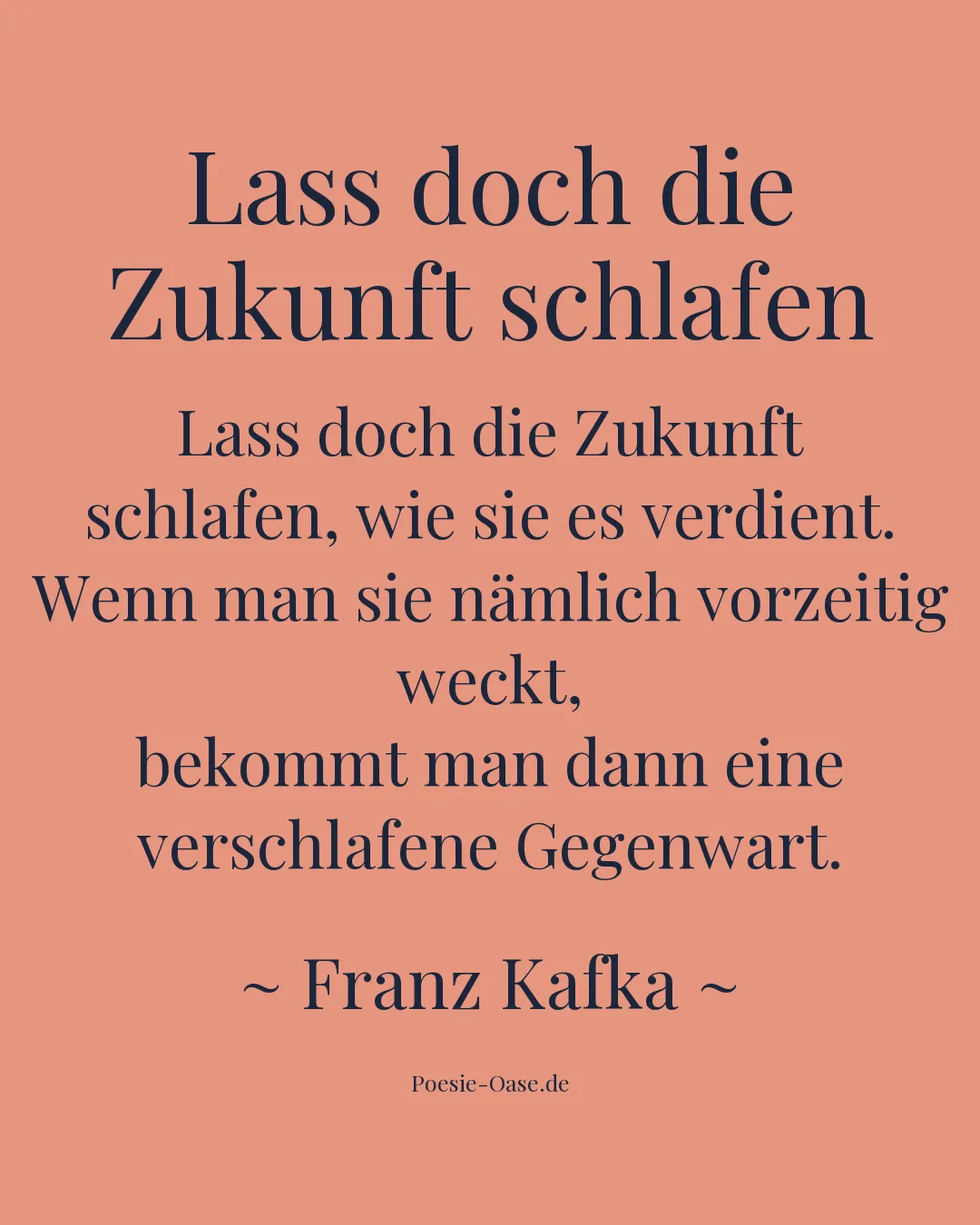 Illustration zu Lass doch die Zukunft schlafen