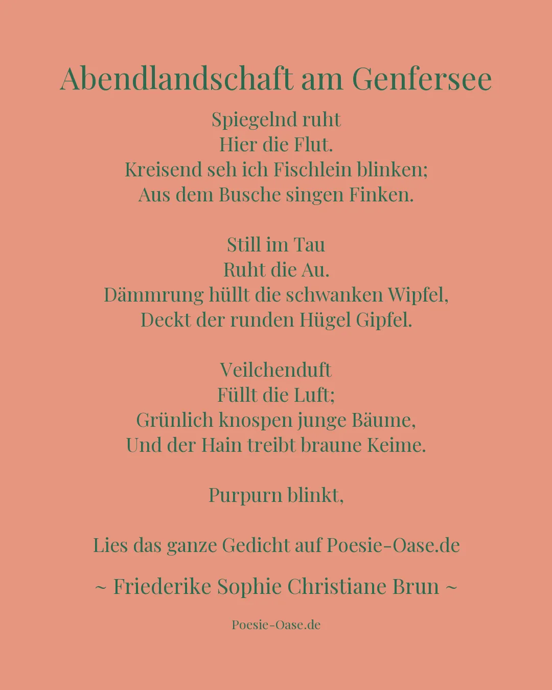 Illustration zu Abendlandschaft am Genfersee