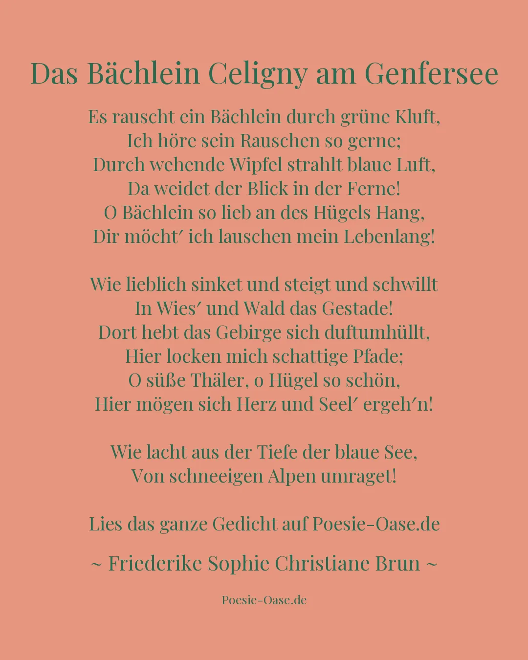 Illustration zu Das Bächlein Celigny am Genfersee