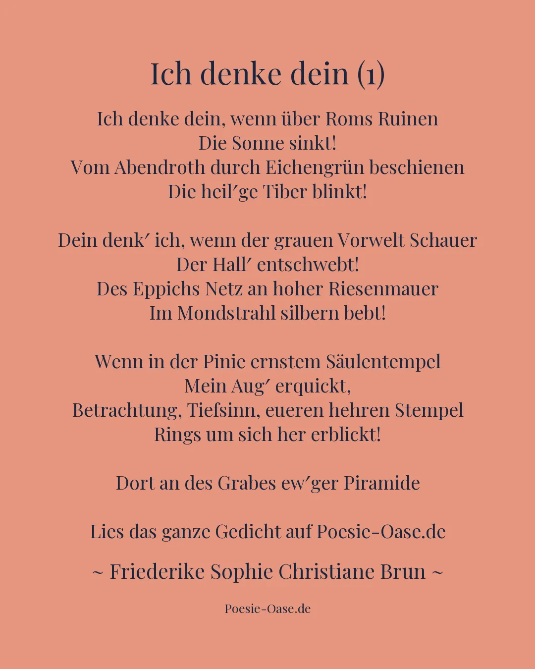 Illustration zu Ich denke dein (1)