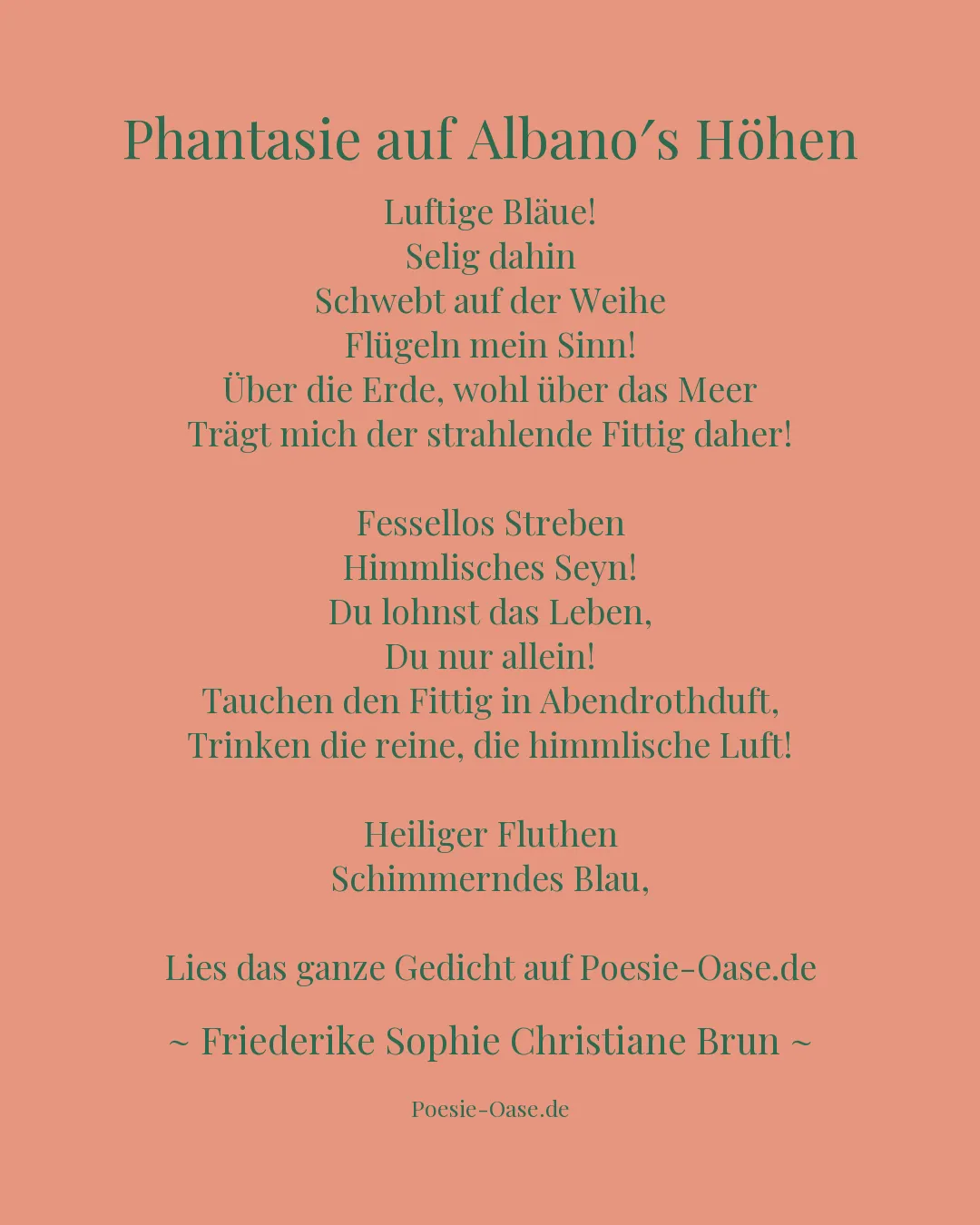 Illustration zu Phantasie auf Albano′s Höhen