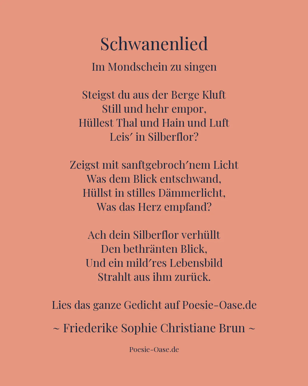 Illustration zu Schwanenlied