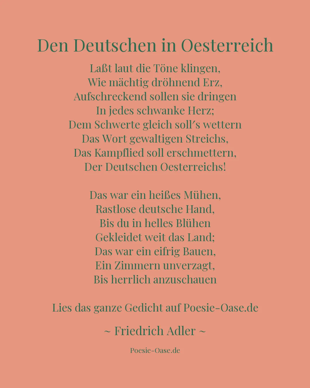 Illustration zu Den Deutschen in Oesterreich