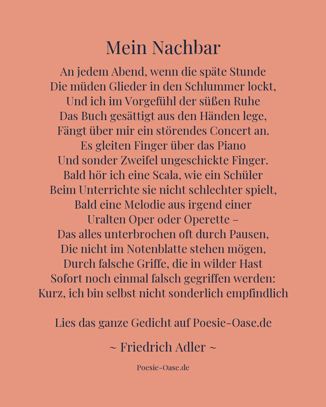 Illustration zu Mein Nachbar