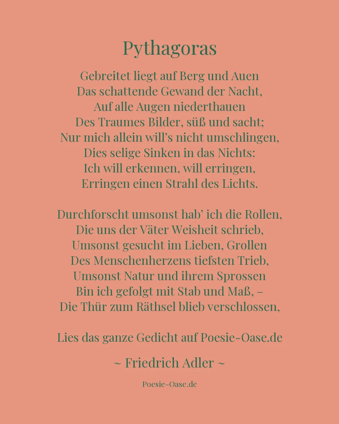 Illustration zu Pythagoras