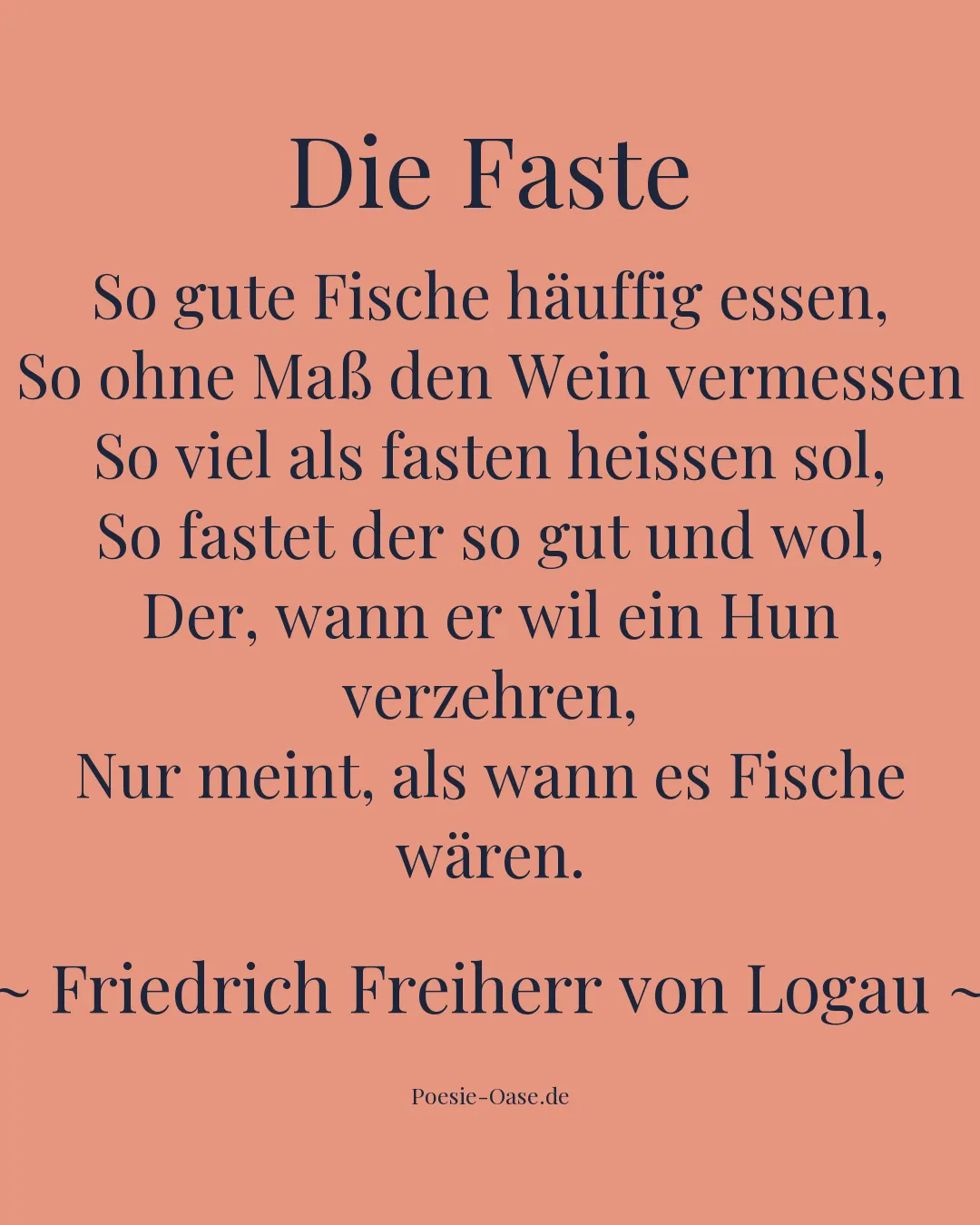 Illustration zu Die Faste