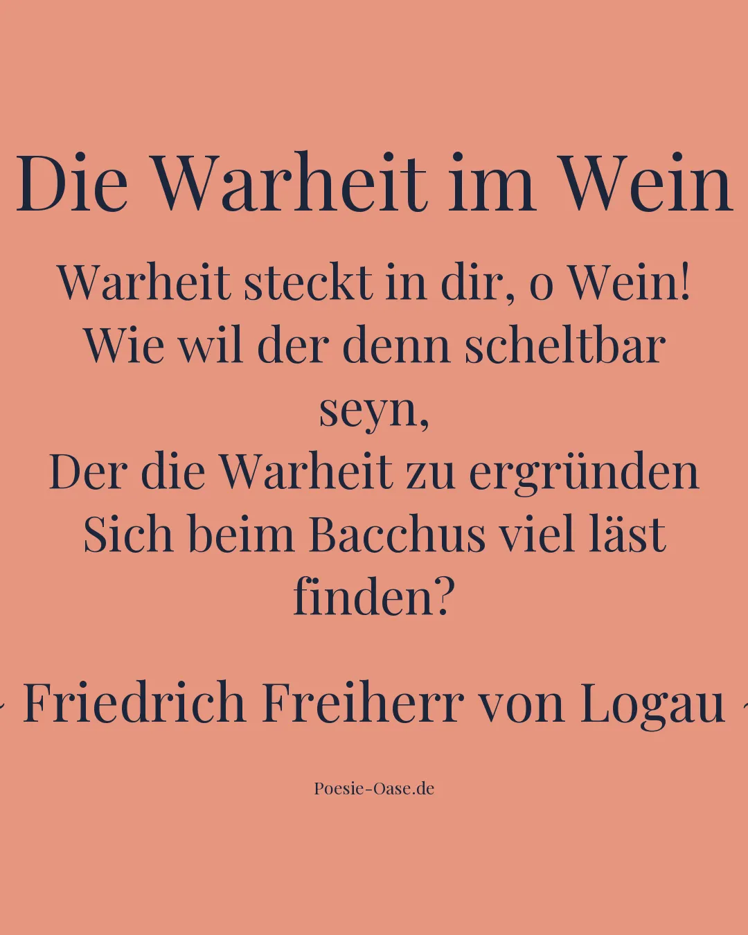 Illustration zu Die Warheit im Wein