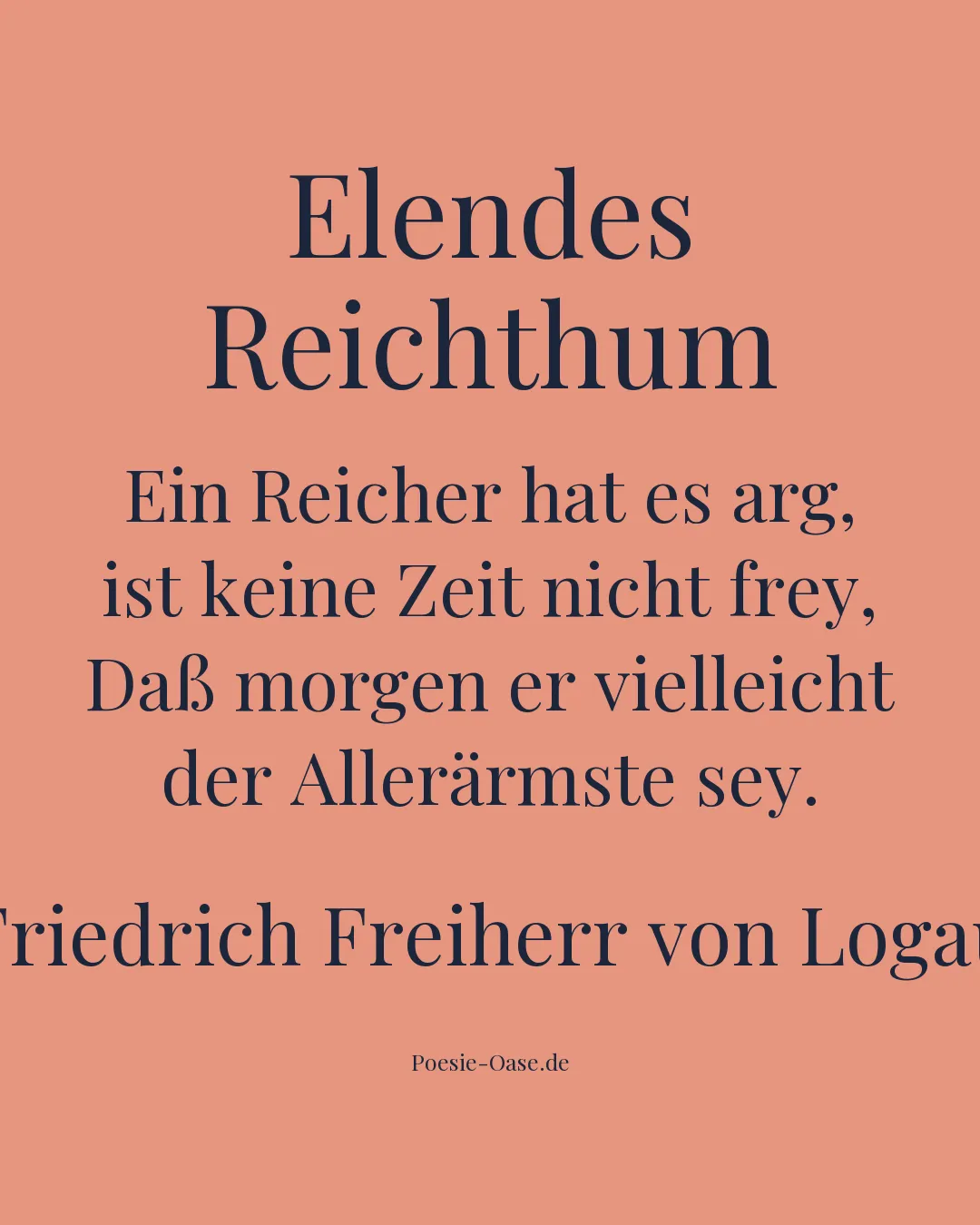 Illustration zu Elendes Reichthum