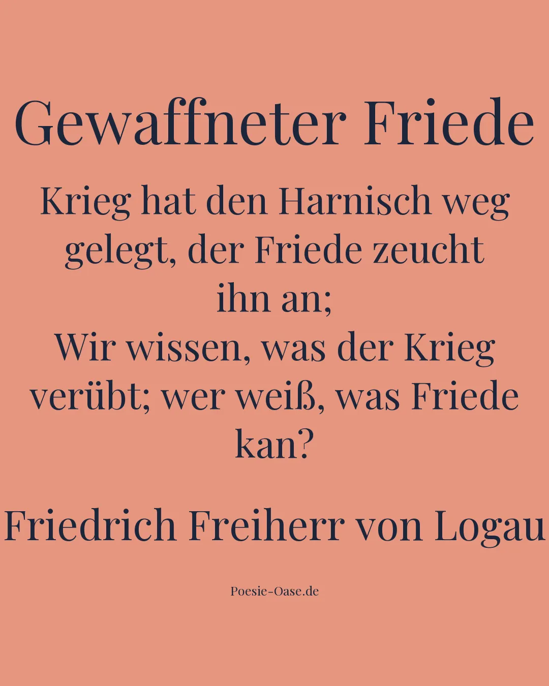 Illustration zu Gewaffneter Friede