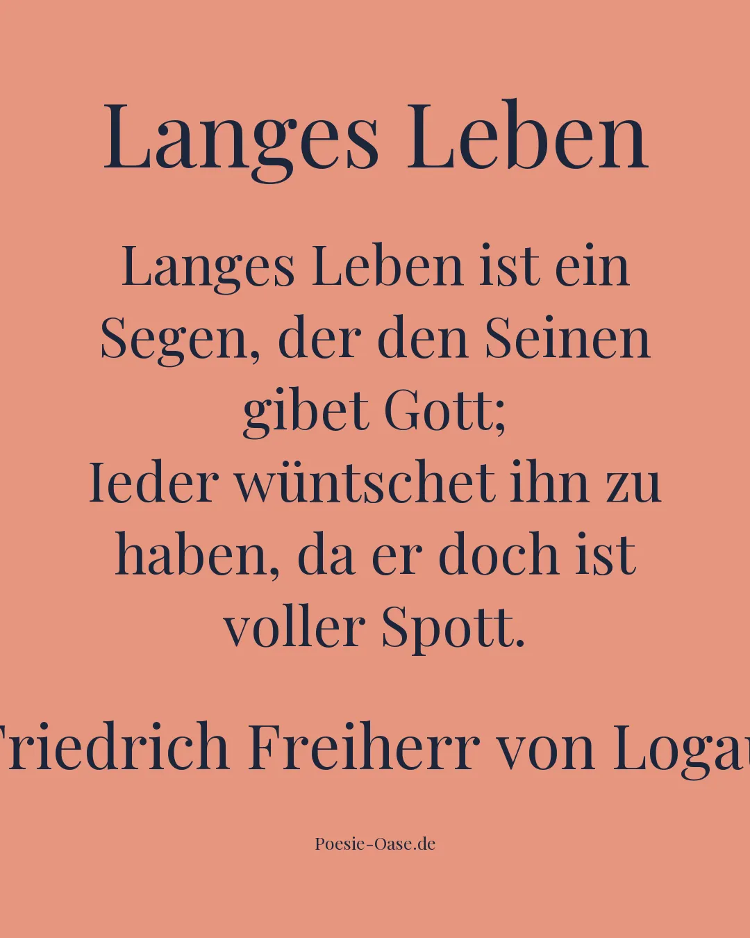 Illustration zu Langes Leben