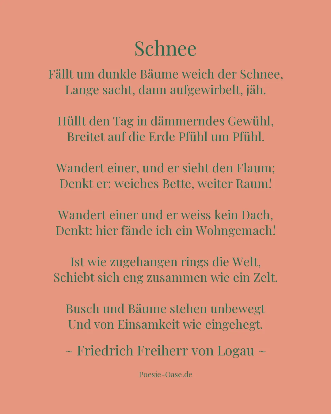 Illustration zu Schnee