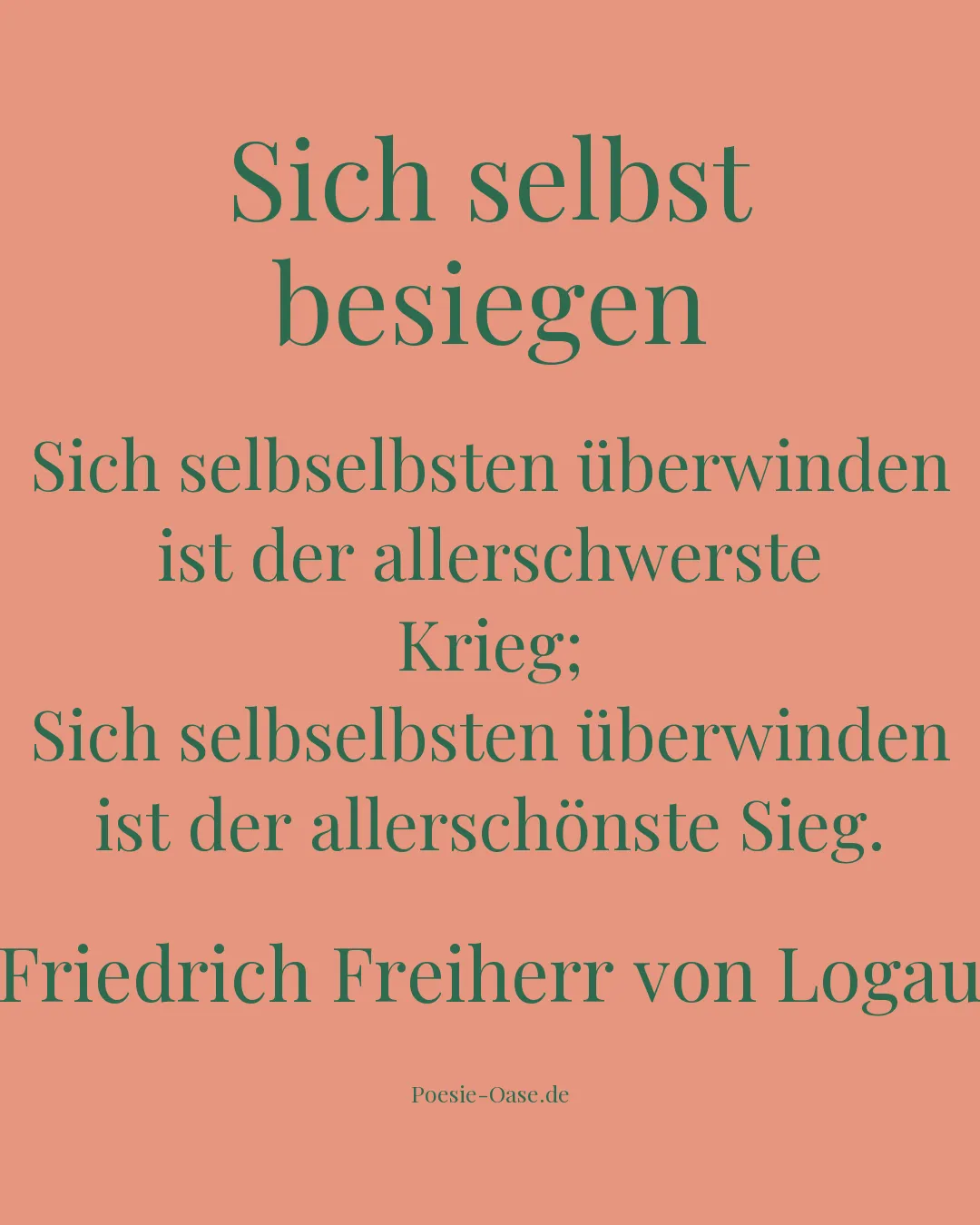 Illustration zu Sich selbst besiegen