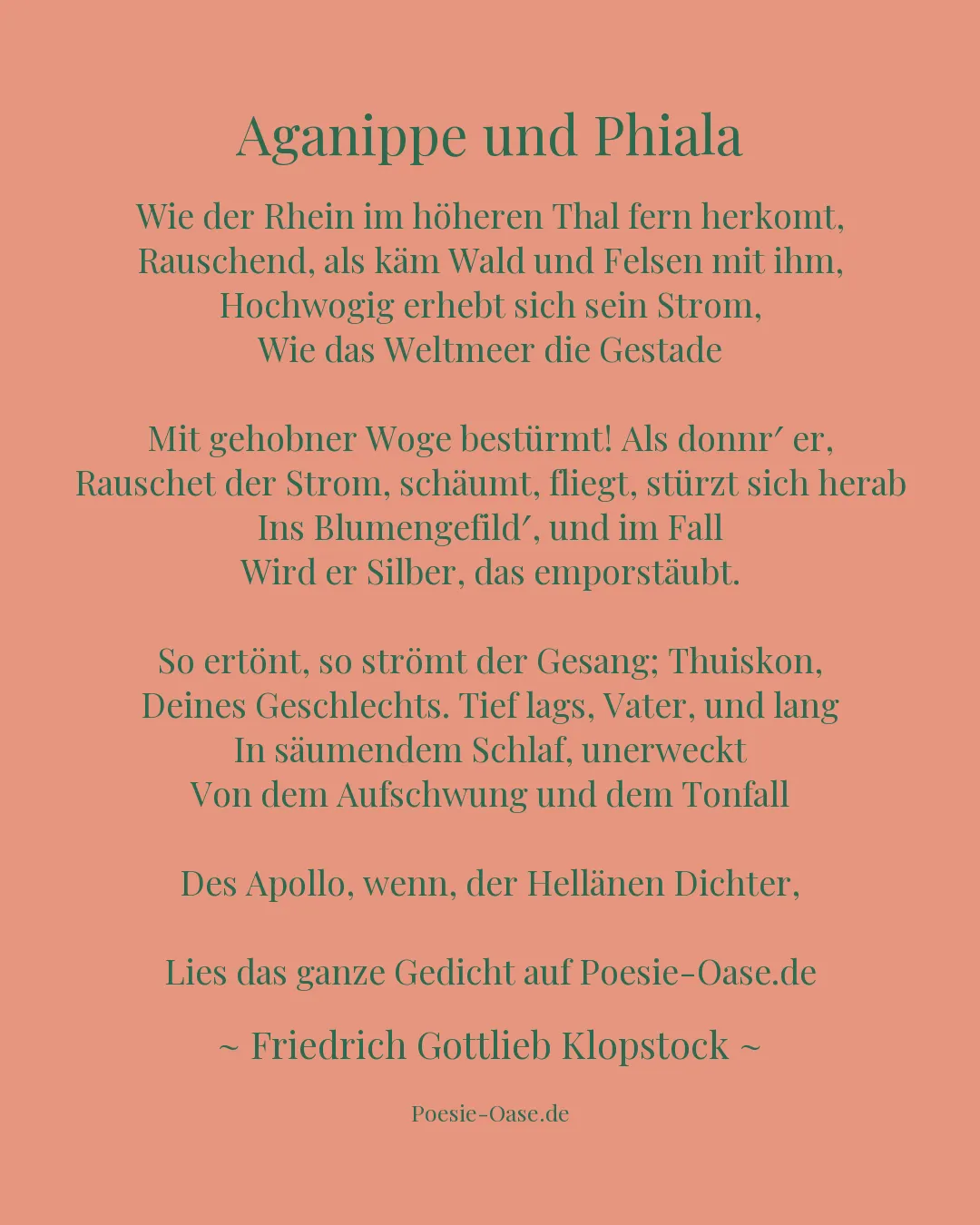 Illustration zu Aganippe und Phiala